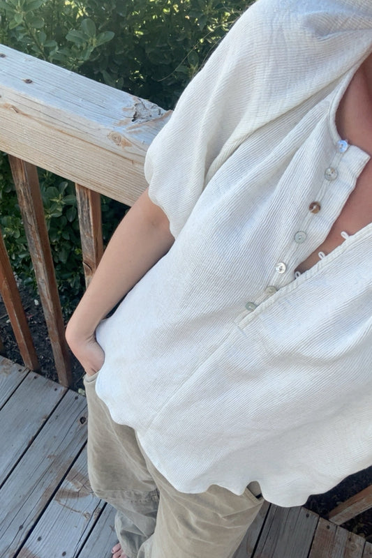 The Cradle Blouse - Cream