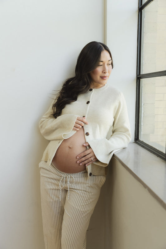 The Port Cardigan - Oatmeal