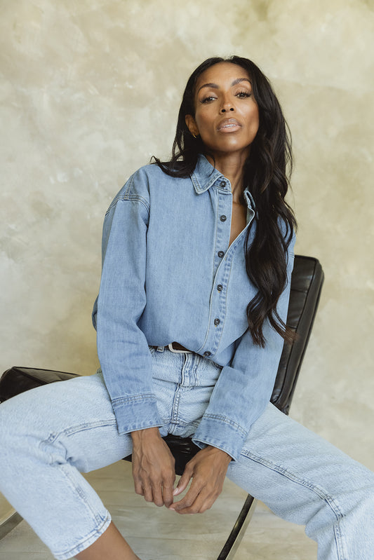 The Core Button Up - Denim