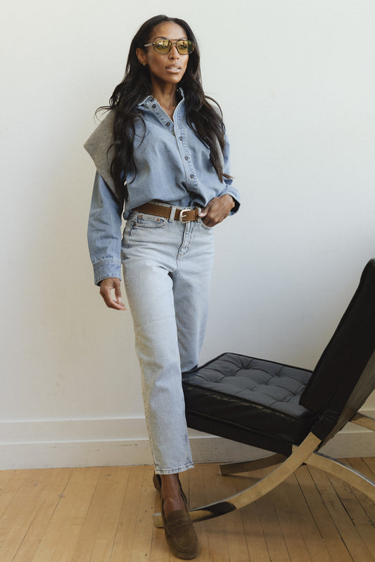 The High Rise Mom Jeans - Light Denim