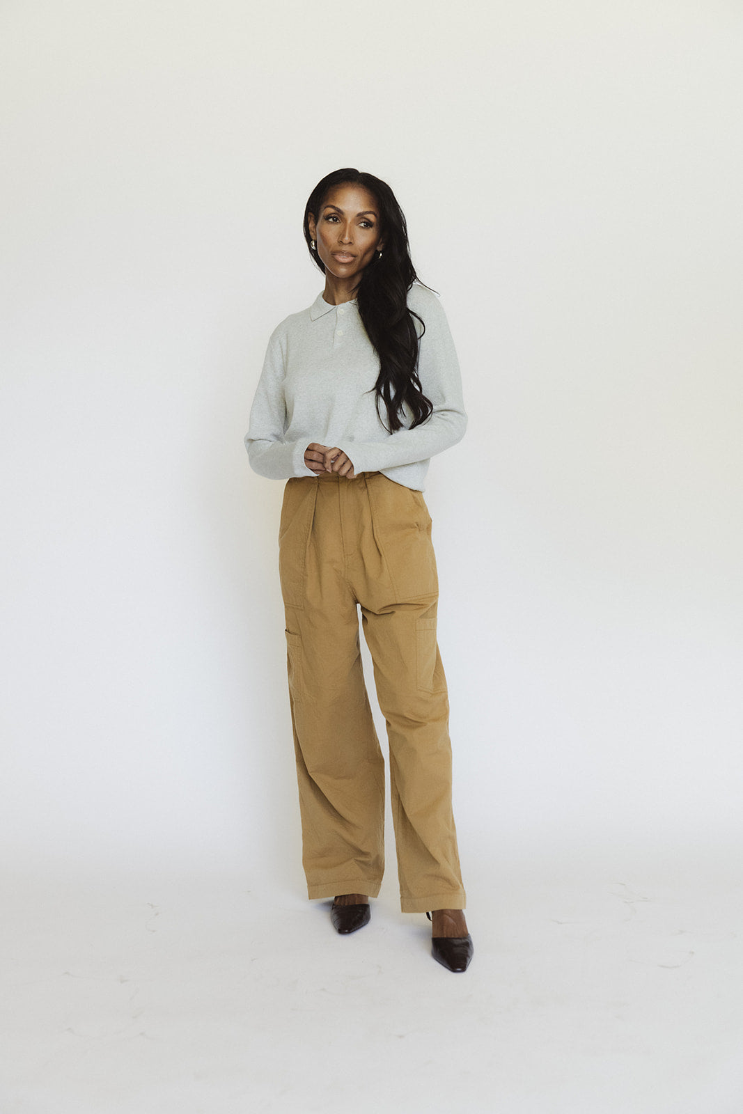 The Brandee Cargo Wide Leg Pants