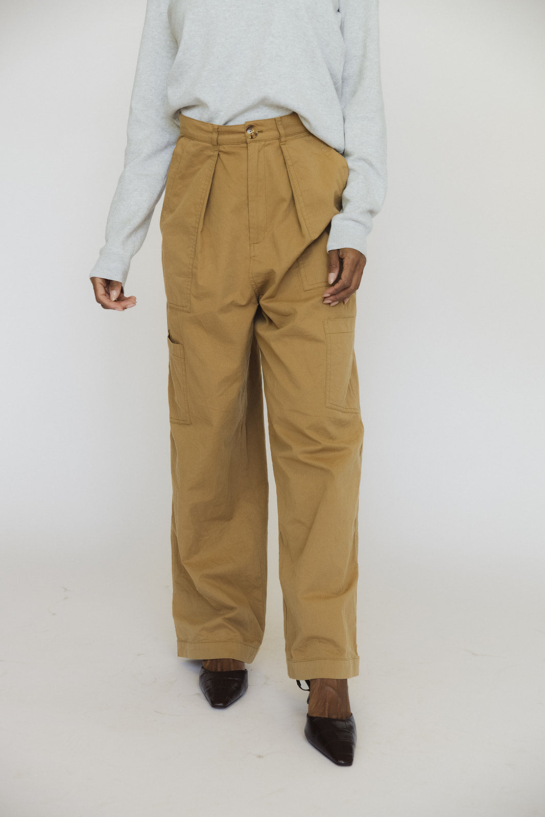 The Brandee Cargo Wide Leg Pants