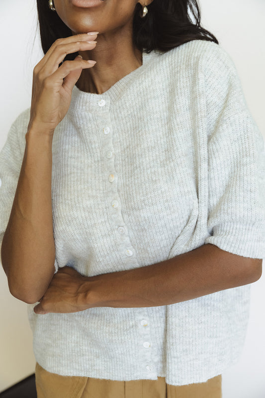 The Jami Short-Sleeve Knit Cardigan