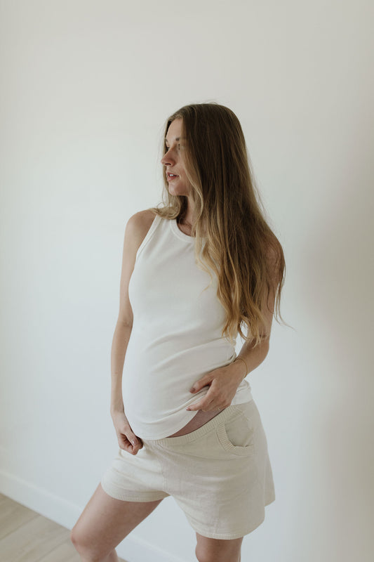 The Tried + True Ribbed Tank - White