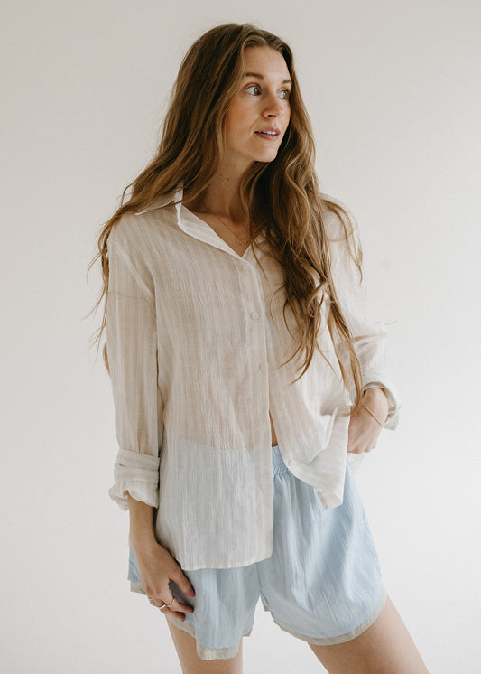 The Laura Button Up