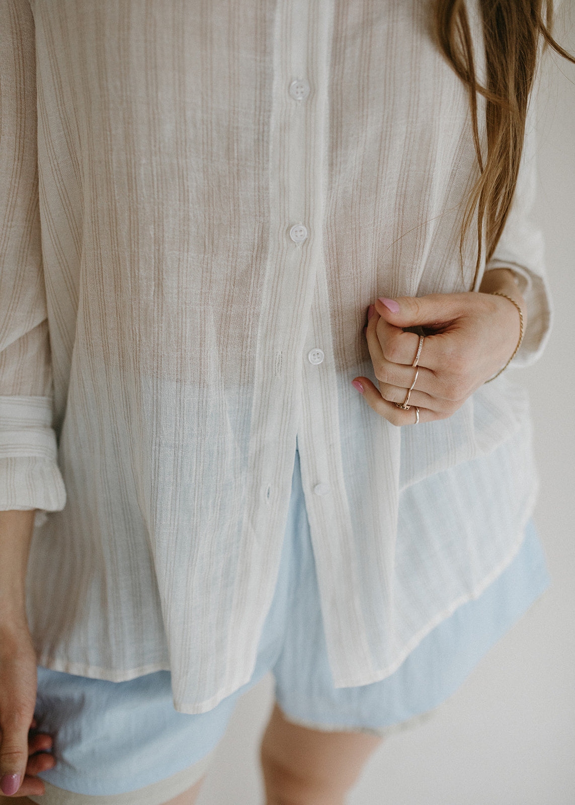 The Laura Button Up