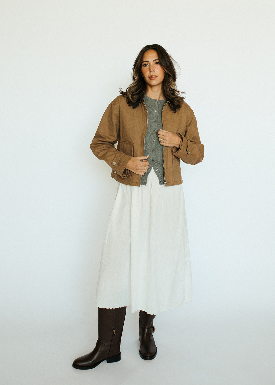 The Beau Cardigan - Grey