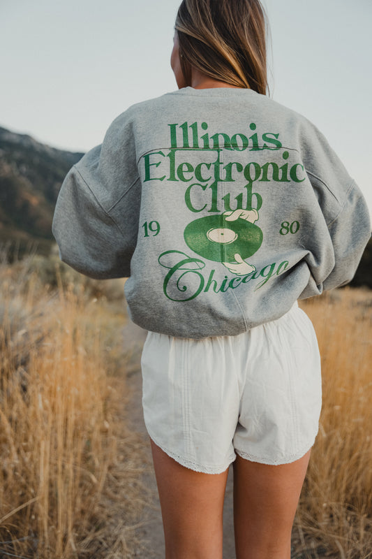 The Electronic Grey Sweatshirt