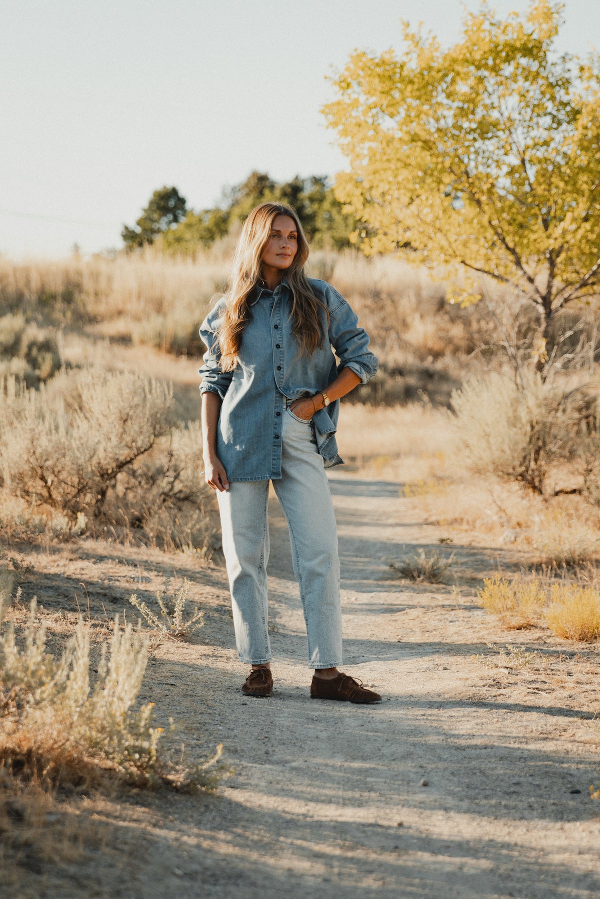 The Core Button Up - Denim