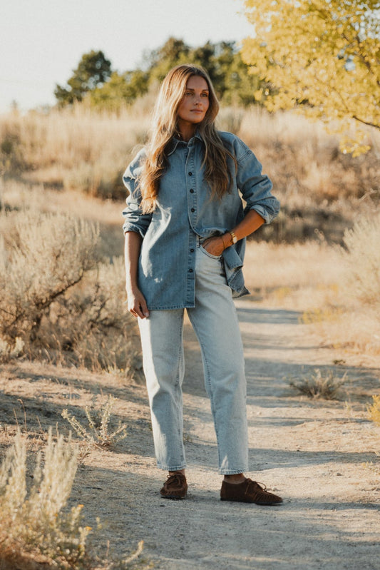 The High Rise Mom Jeans - Light Denim