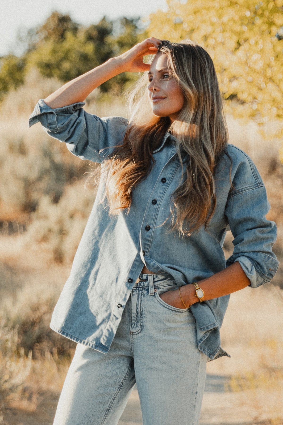 The Core Button Up - Denim