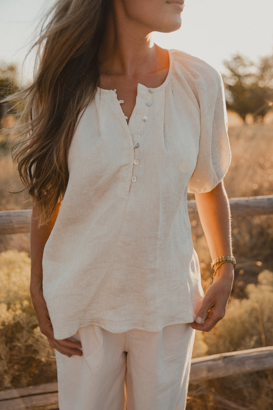 The Cradle Blouse - Cream
