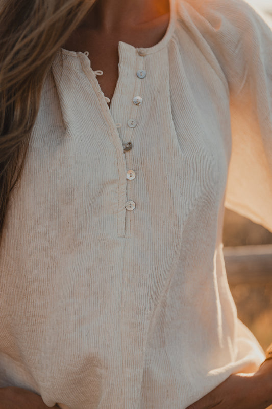 The Cradle Blouse - Cream