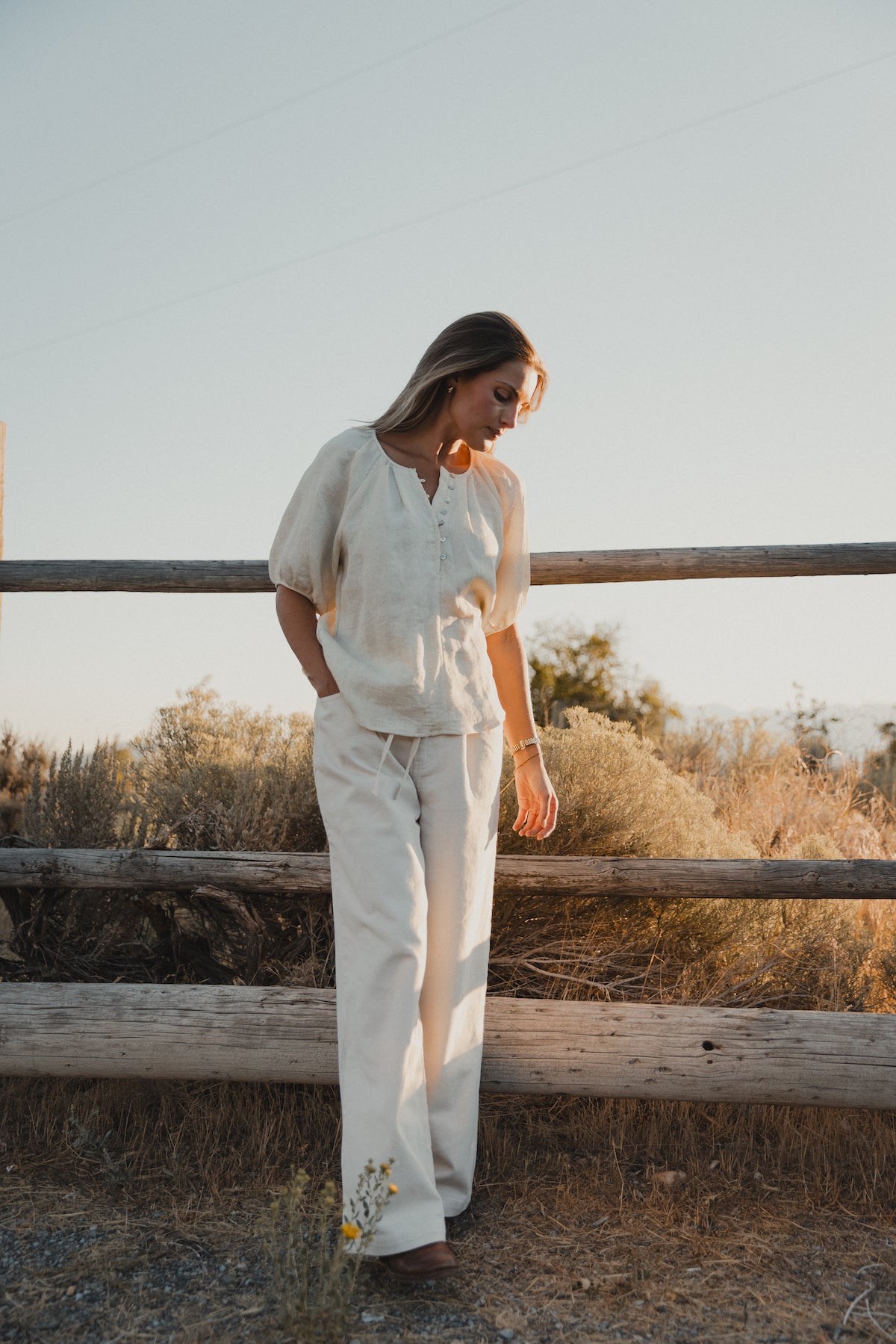 The Cradle Blouse - Cream