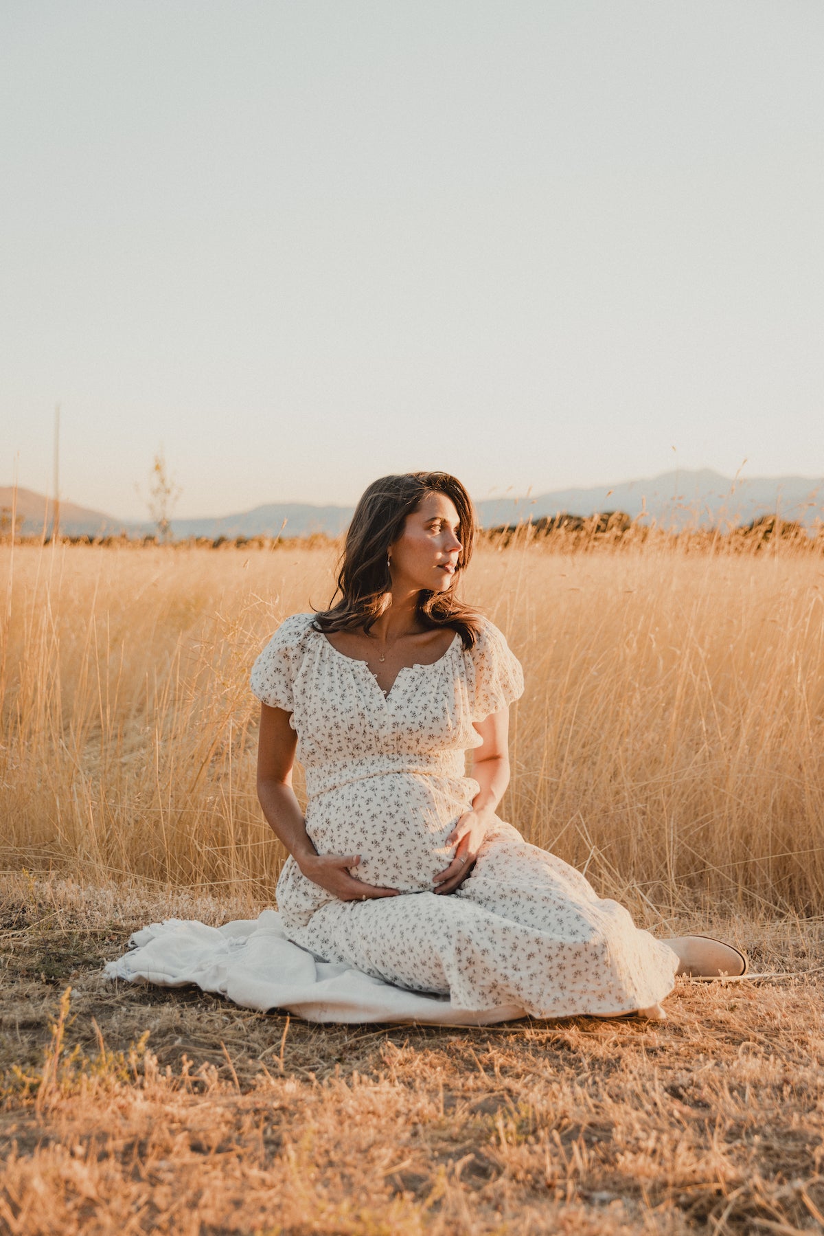 The Meyers Dress - Brown Floral