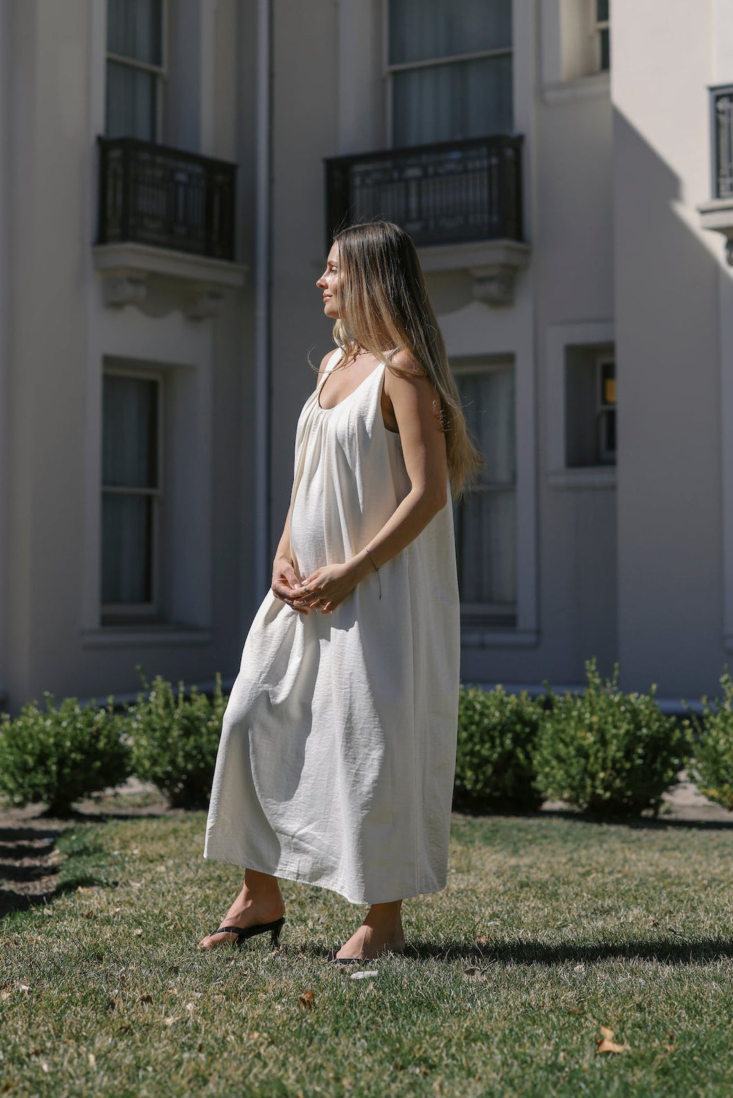 The Carnation Dress - Off White