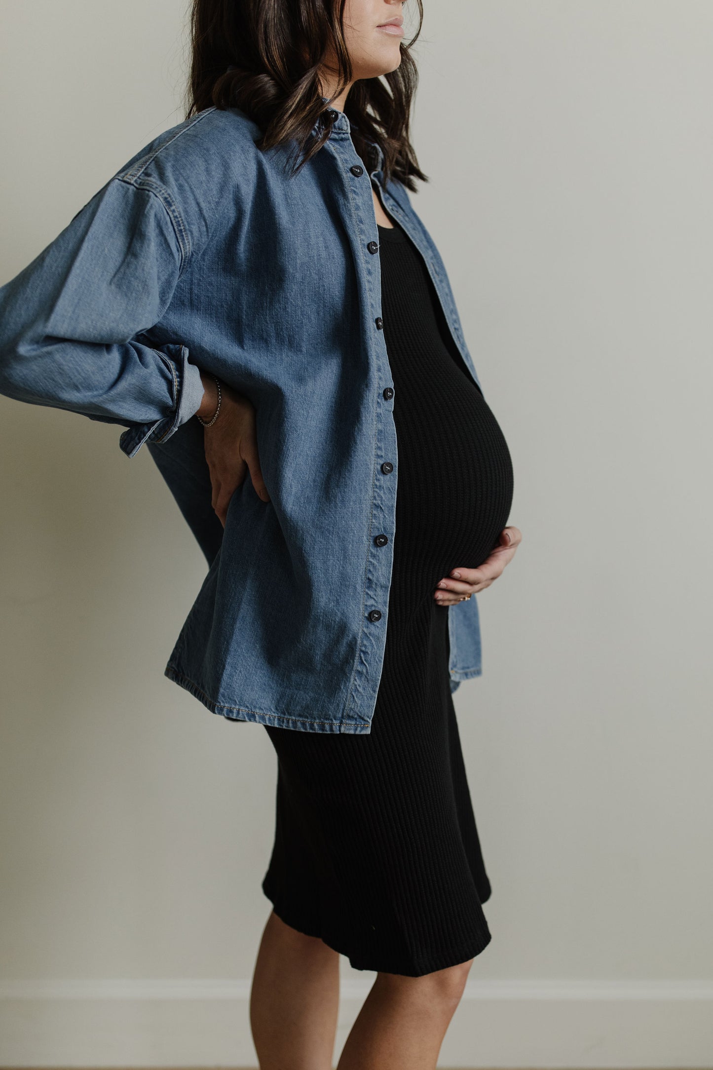 The Expecting Dress - Black