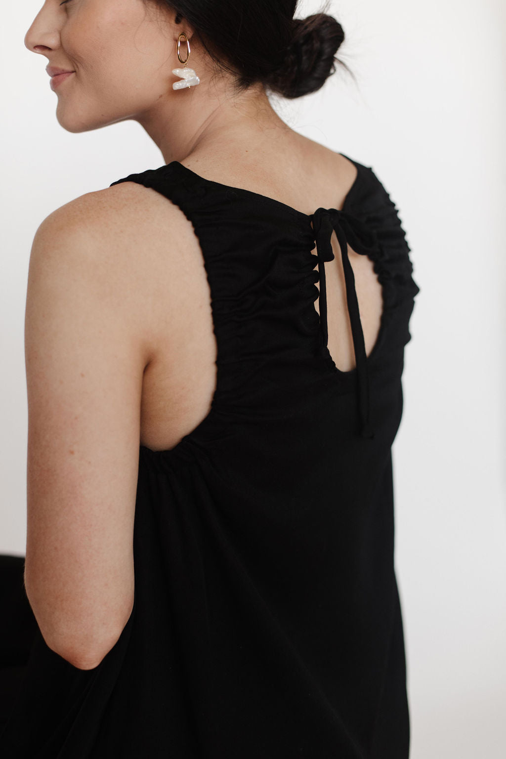 The Posh Shift Dress - Black