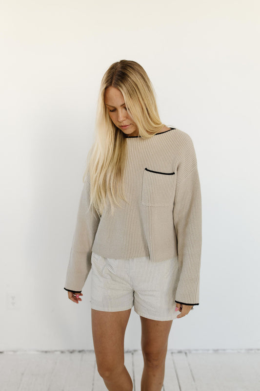The Shore Sweater - Taupe