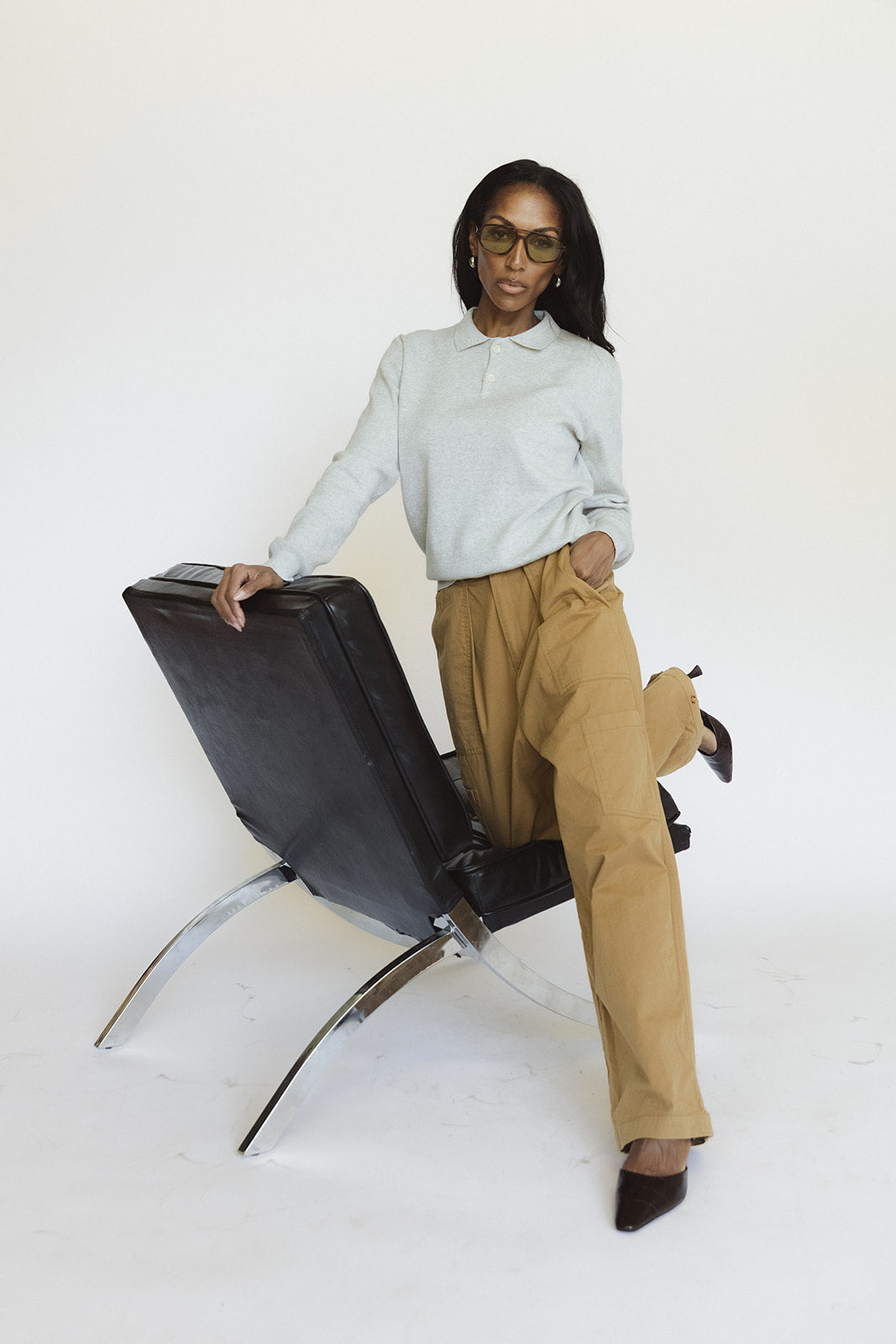 The Club Polo - Heather Grey