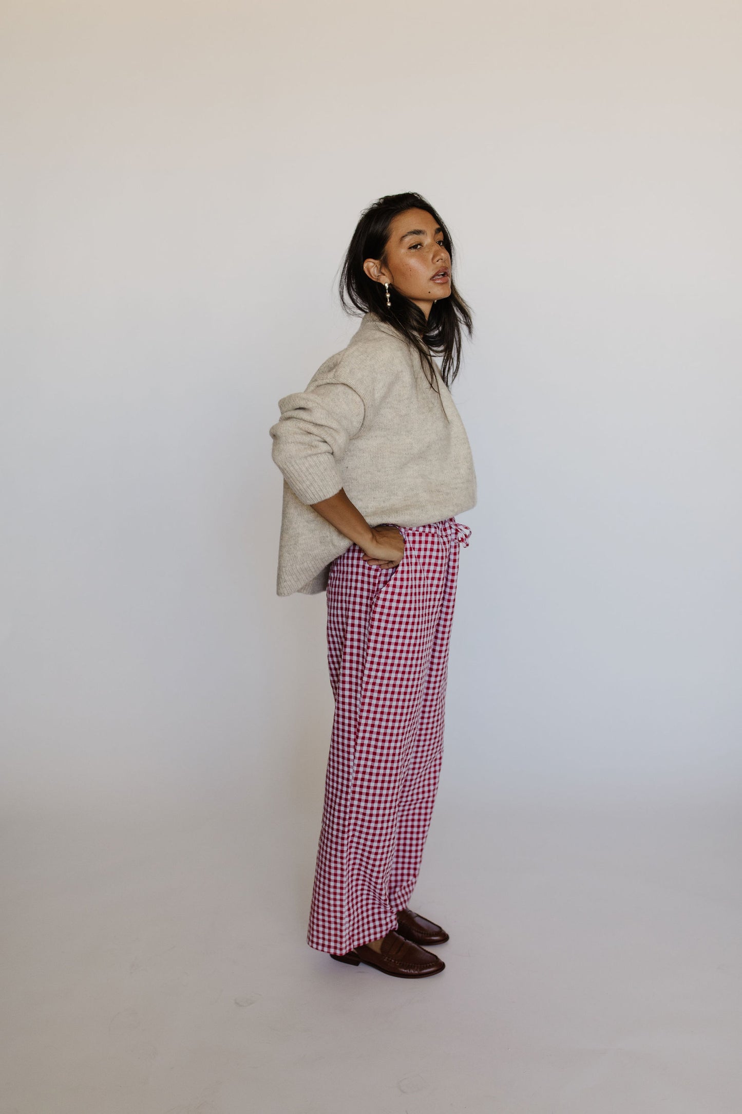 The Perfect Pants - Red Gingham