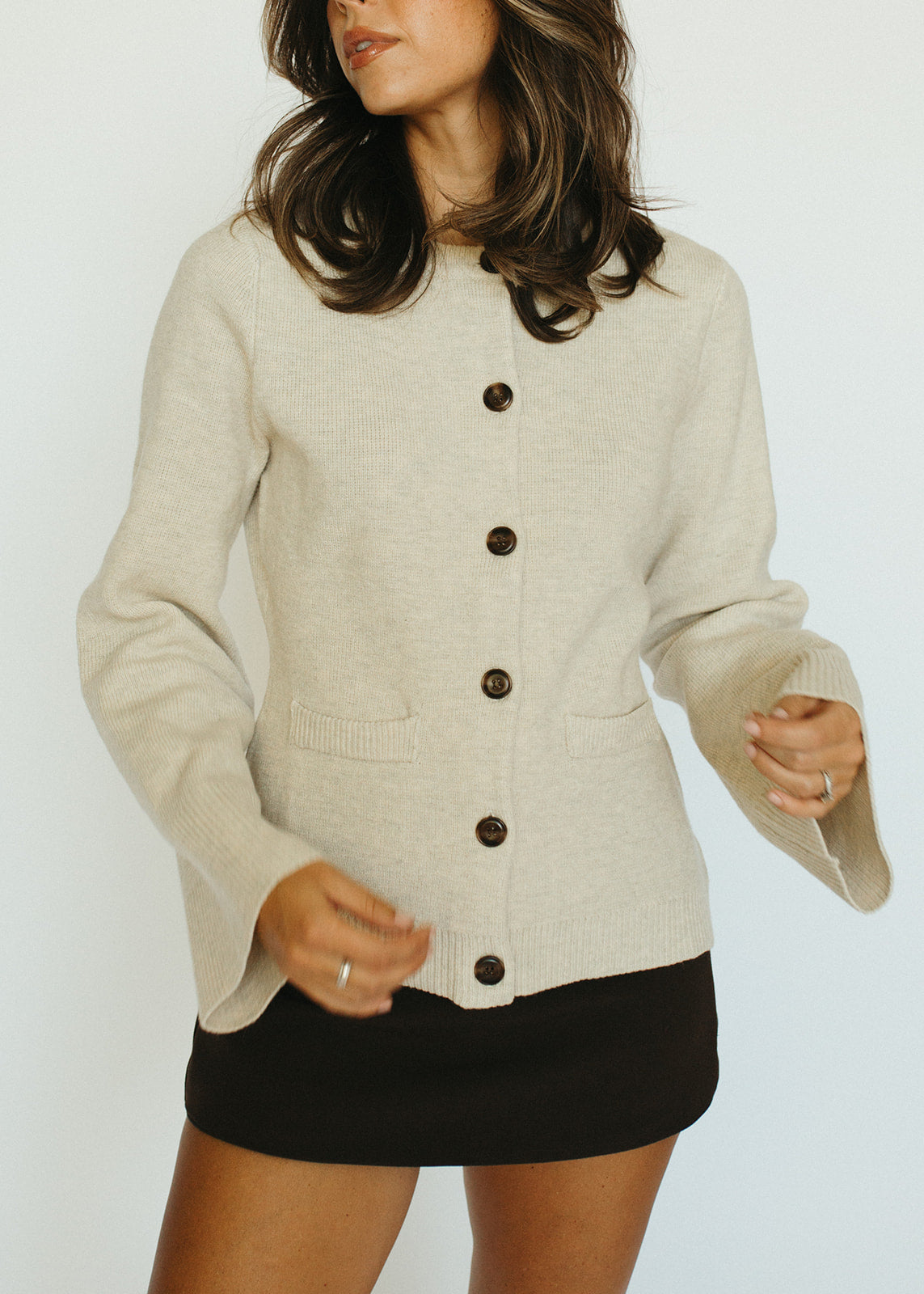 The Port Cardigan - Oatmeal