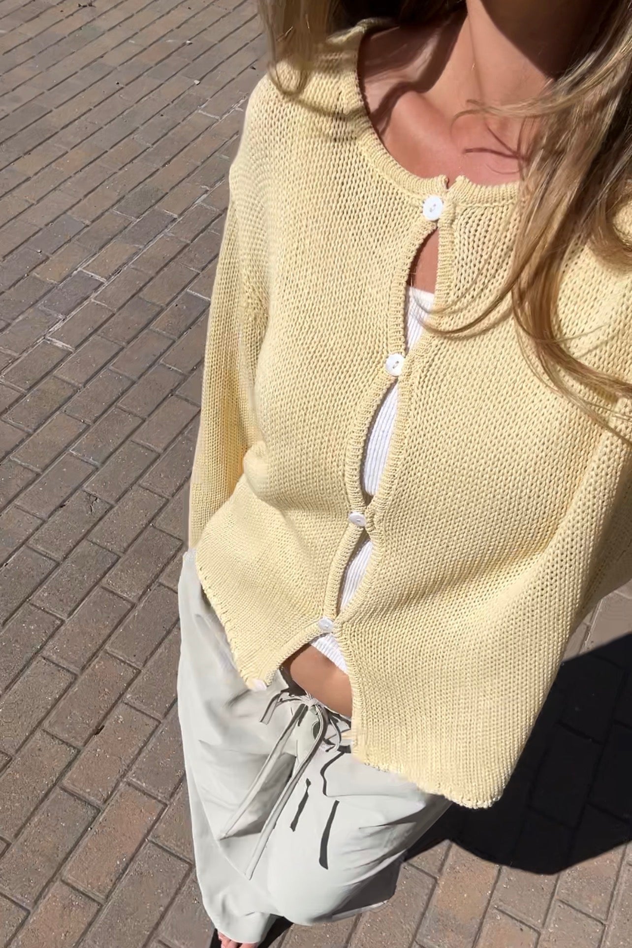 The Worthy Cardigan - Yellow