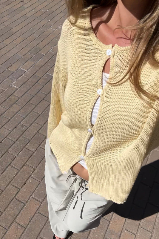 The Worthy Cardiganm - Yellow