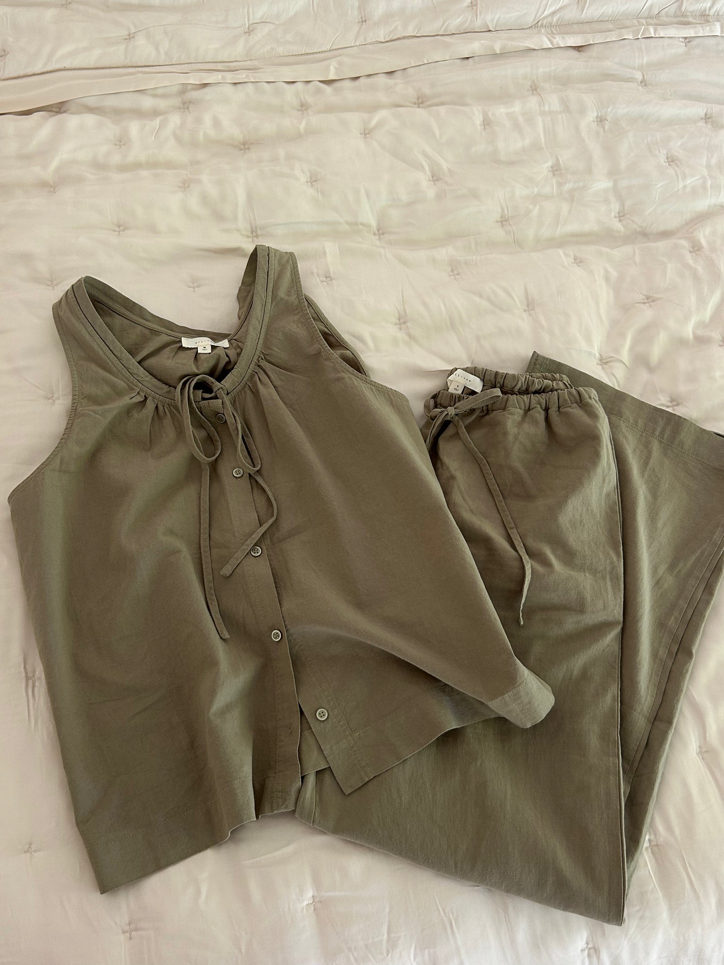 Elsie Set - Olive Green