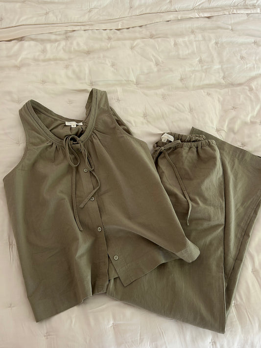 Elsie Set - Olive Green