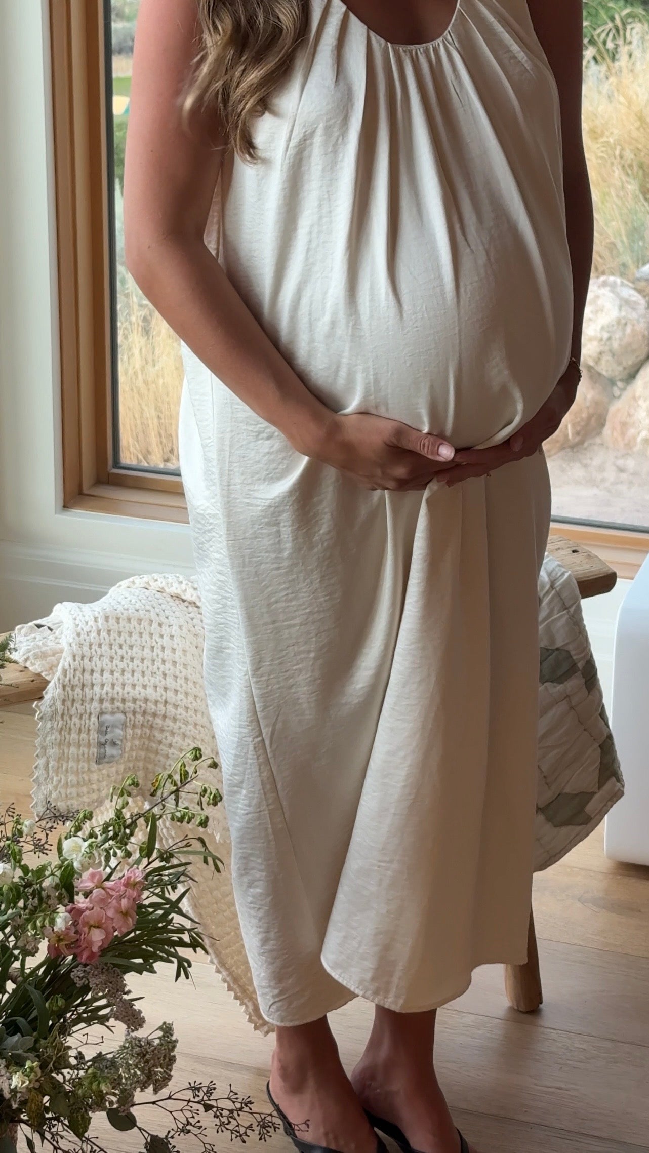 The Carnation Dress - Off White