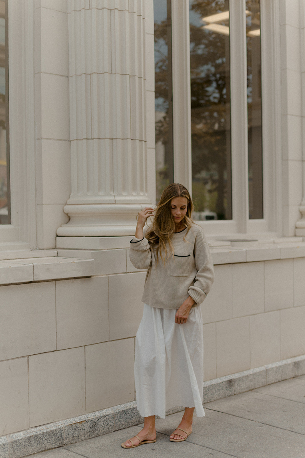 The Shore Sweater - Taupe