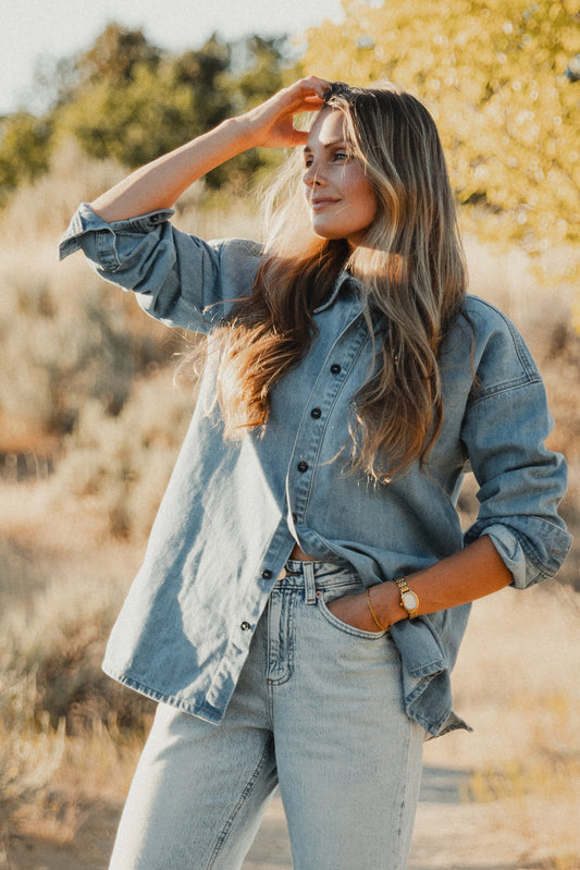 The Core Button Up - Denim