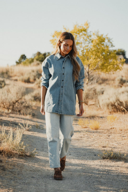 The Core Button Up - Denim