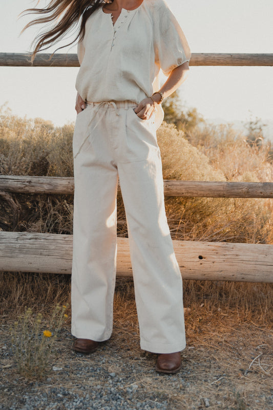 The Passage Pants - Cream