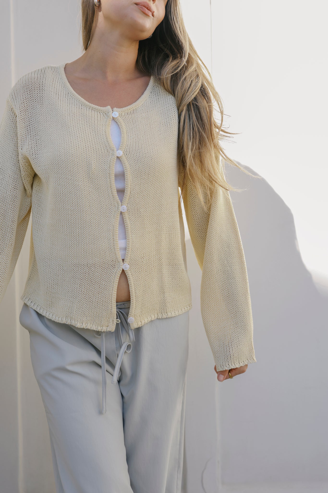 The Worthy Cardigan - Yellow