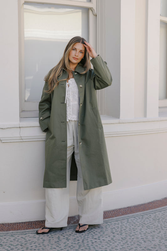 The Basil Car Coat