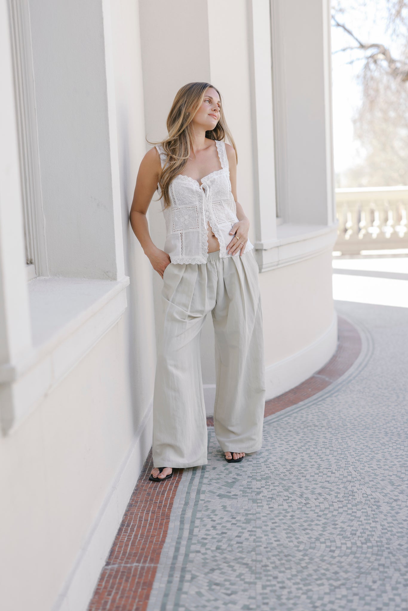 The Ceremony Pant - Bone