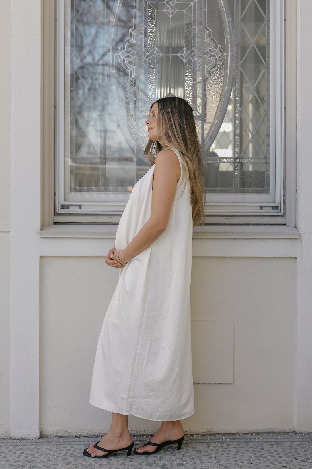 The Carnation Dress - Off White