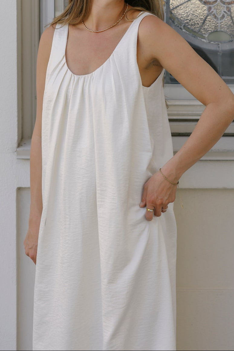 The Carnation Dress - Off White