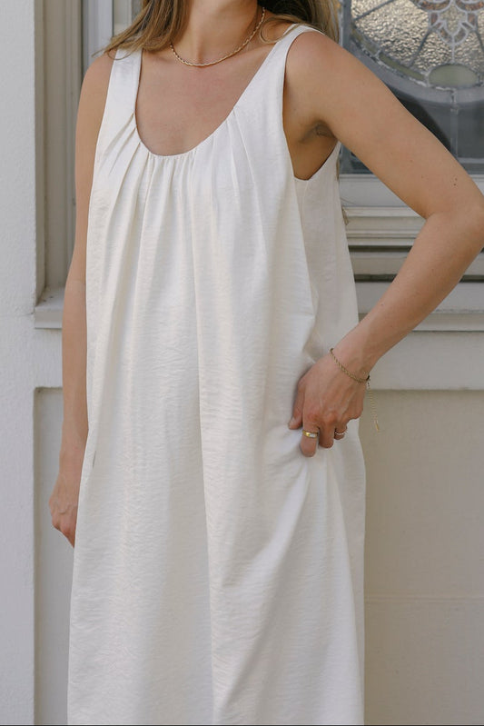 The Carnation Dress - Off White