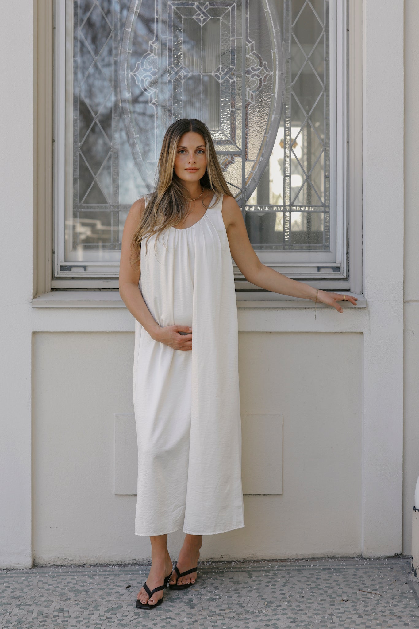 The Carnation Dress - Off White