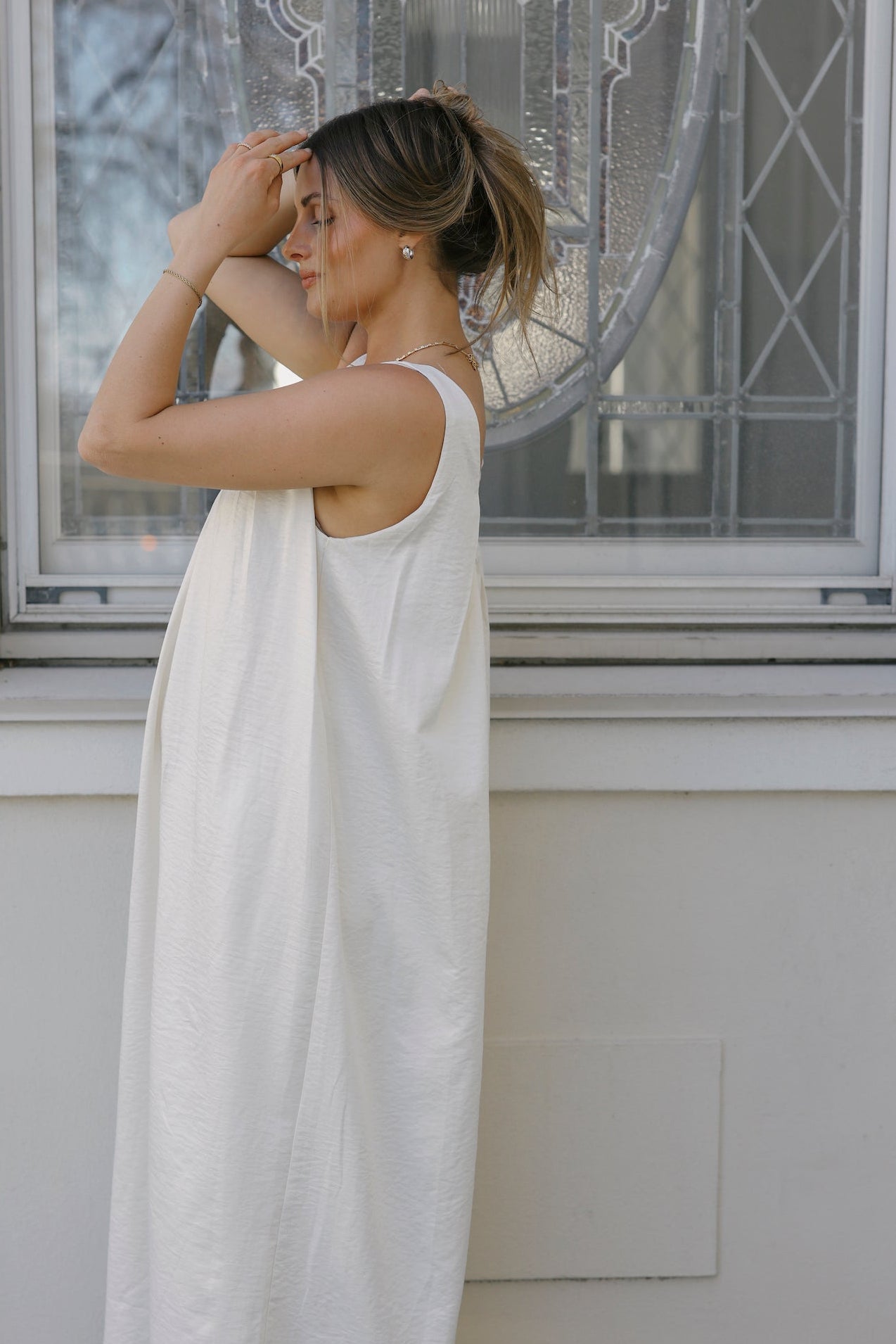 The Carnation Dress - Off White