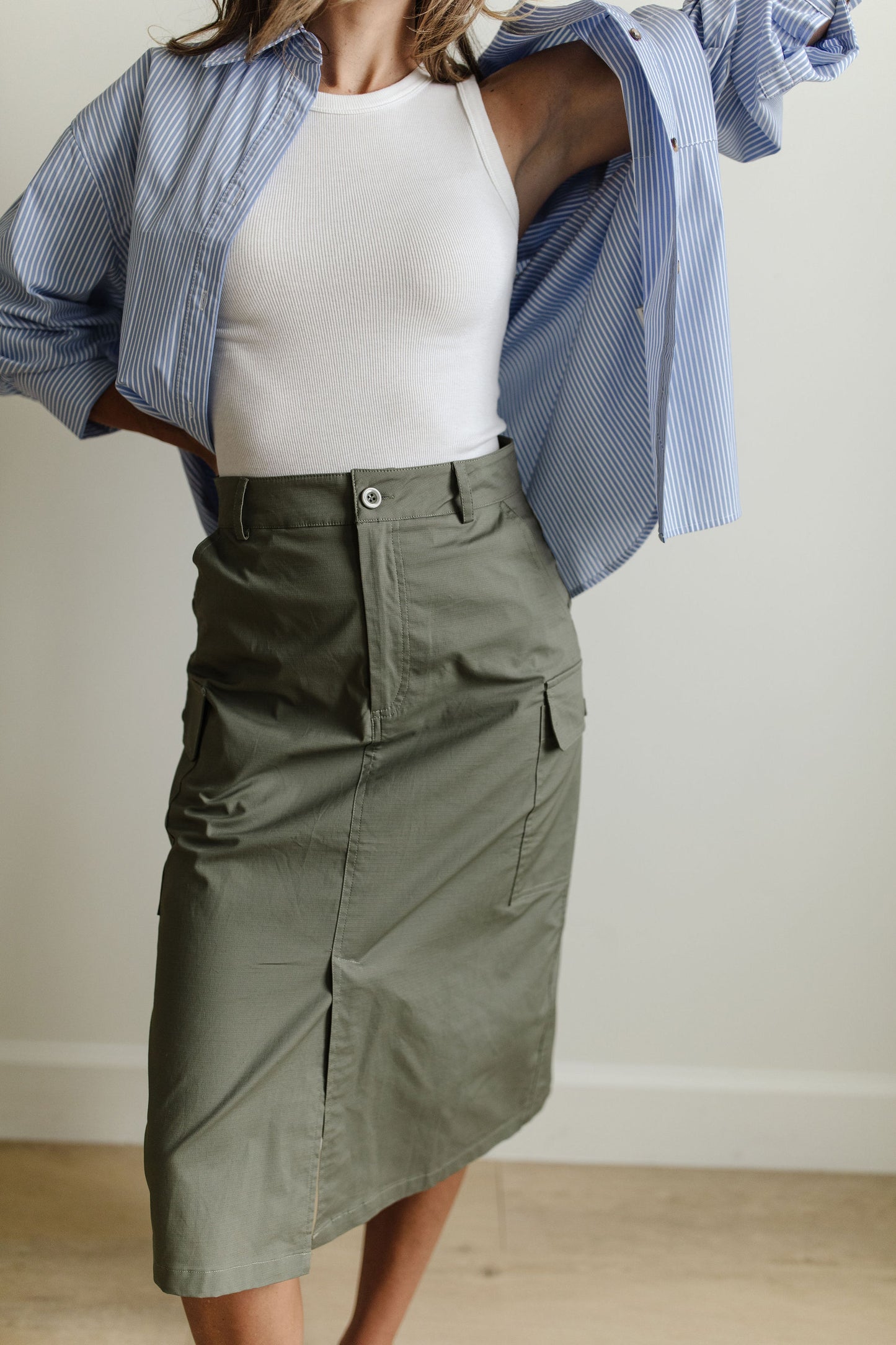 The Witting Skirt - Olive