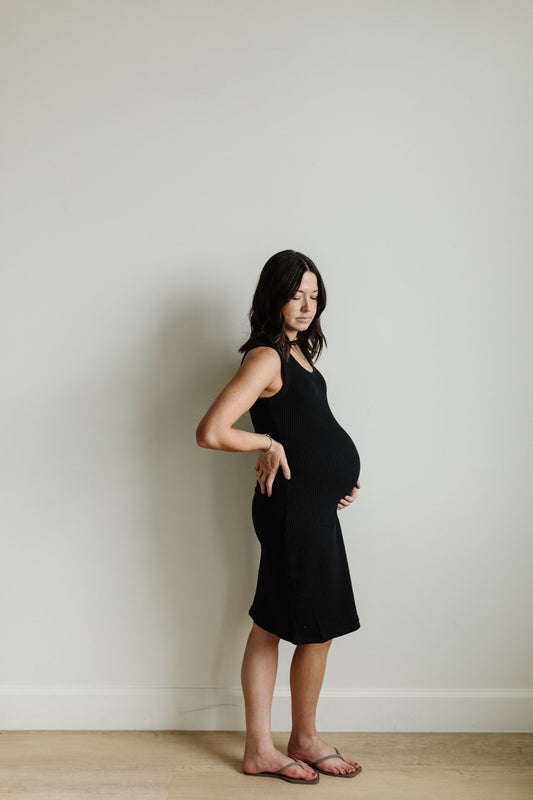 The Expecting Dress - Black
