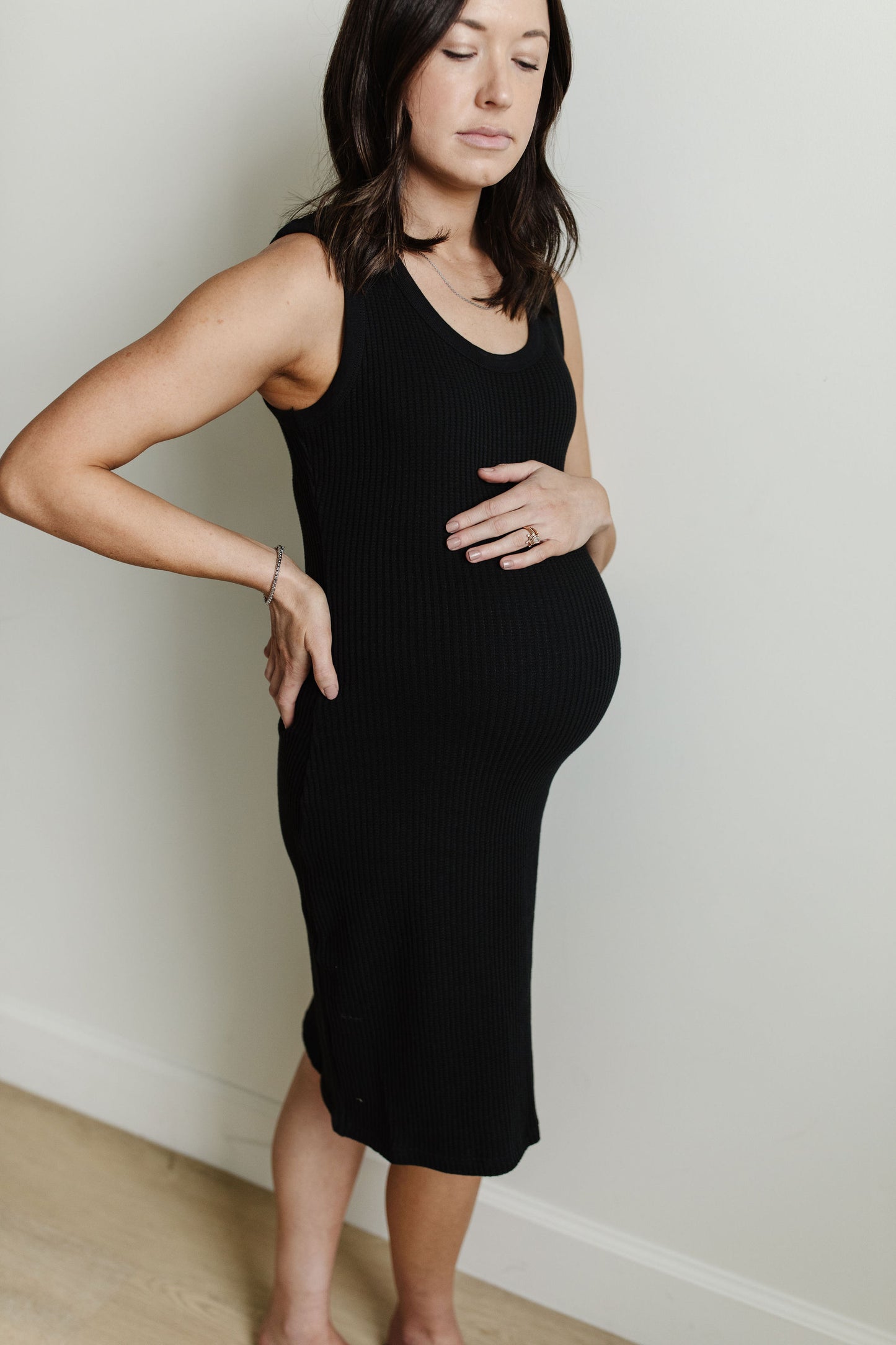 The Expecting Dress - Black