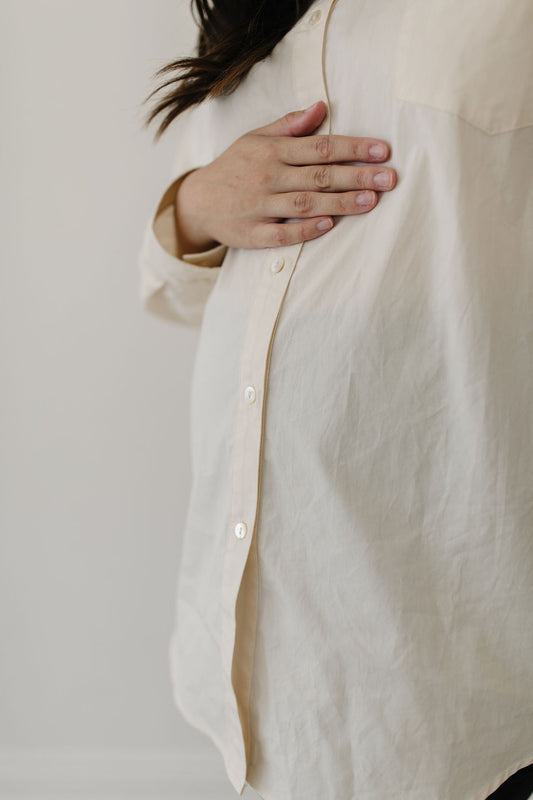 The Grace Button Up - Cream