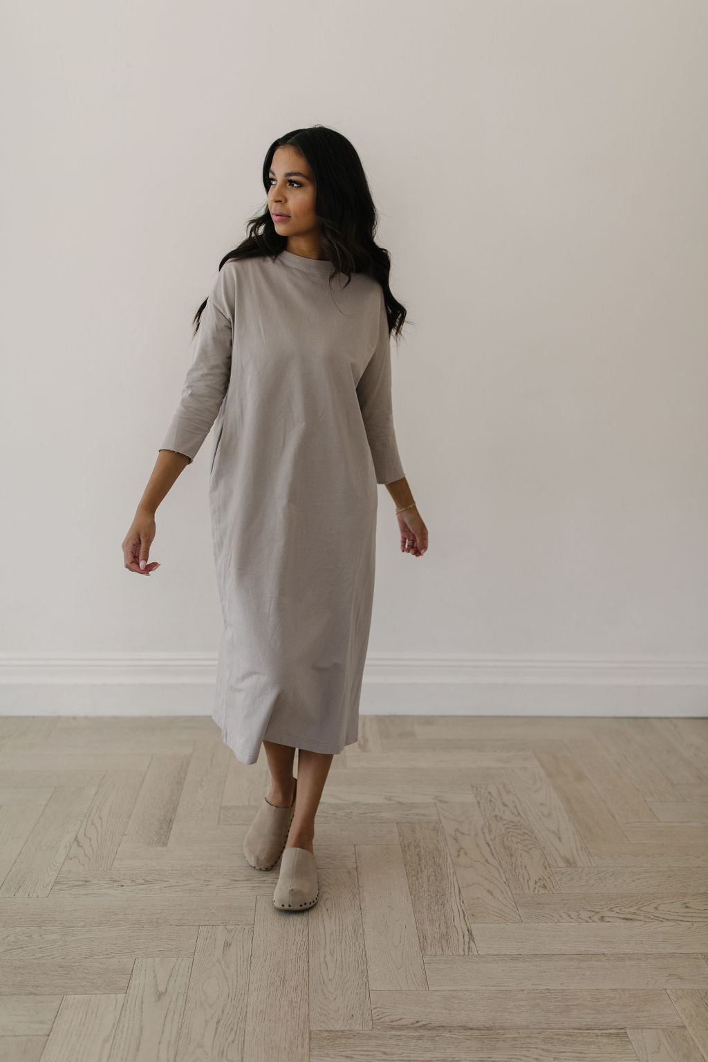 The Dwelling Dress - Taupe