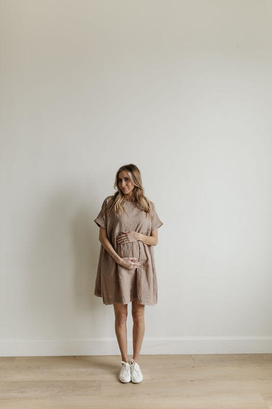 The Driftwood Dress - Nude